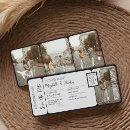 Search for airplane save the dates Ticket