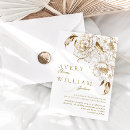 Search for golden wedding invitations Minimal