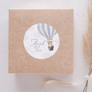 Search for hot air balloon baby shower stickers Watercolor