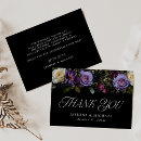 Search for gothic wedding thank you cards Elegant