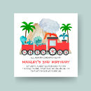 Search for adventure birthday invitations Dinosaur