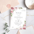 Search for pink floral wedding invitations Modern