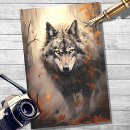 Search for wolf tissue paper Nature