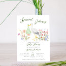 Search for stork baby shower invitations Flowers