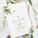 Search for olive branch wedding invitations Elegant