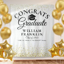 Search for graduation backdrops Gold glitter