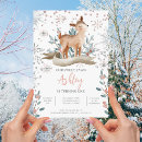 Search for girl deer birthday invitations Winter wonderland