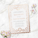 Search for rose gold quinceanera invitations Mexican spanish latina