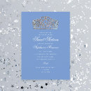 Search for royal blue sweet 16 invitations Princess
