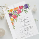 Search for tulip bridal shower invitations Elegant