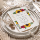 Search for sunflower wedding invitations Fall