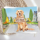 Search for golden retriever postcards New address