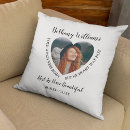 Search for in loving memory pillows Celebration of life