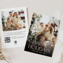 Search for qr code merry christmas cards Modern