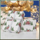 Search for winter scene wrapping paper Merry christmas