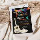 Search for mexican fiesta birthday invitations Guitar