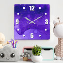 Search for purple clocks Sparkly