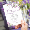 Search for lilac bridal shower invitations Calligraphy