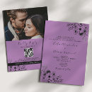 Search for black and purple invitations Vintage