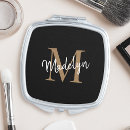 Search for gold compact mirrors Feminine