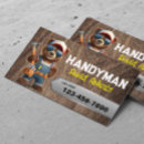 Search for woodworking business cards Handyman