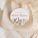 Search for cowgirl birthday stickers First rodeo