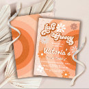 Search for two groovy party invitations Rainbow