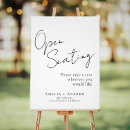 Search for open seating wedding signs Modern