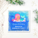 Search for mermaid napkins Mythical