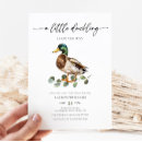 Search for a little duckling is on the way baby shower invitations For her