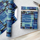 Search for retirement wrapping paper Blue