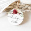 Search for burgundy favor tags Elegant
