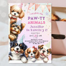 Search for puppy 1st birthday invitations Lets pawty