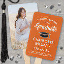 Search for orange and black graduation favors Class of 2025