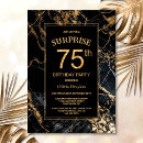 Search for marble birthday invitations Gold