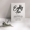 Search for 85th birthday invitations Modern