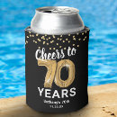 Search for 70th can coolers Cheers to 70 years