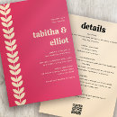 Search for 1960s wedding invitations Pink