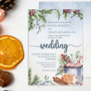 Search for festive christmas wedding invitations Snow