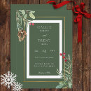 Search for holiday wedding invitations Elegant