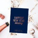 Search for non photo new years cards Stylish