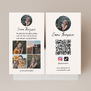 Search for influencer business cards Qr code