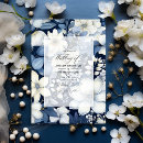 Search for navy blue cream wedding invitations Watercolor
