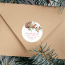 Search for address envelope seals Holiday return address