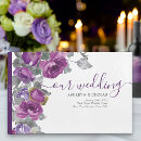 Search for plum wedding guest books Purple