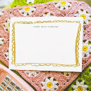Search for scalloped note cards Watercolor