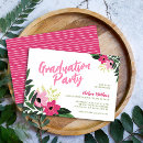Search for tropical graduation invitations Floral