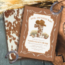 Search for how the west was one birthday invitations Western