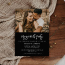 Search for modern engagement party invitations Typography