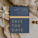 Search for navy gold save the dates Typography